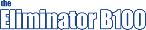 the eliminator b100 logo